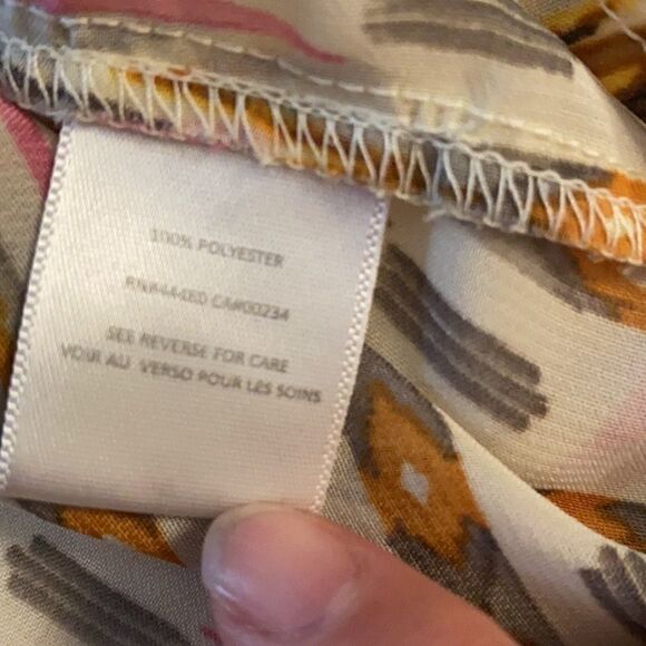 Material Girl Animal Print Cropped Tank Blouse L - Picture 7 of 8